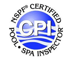 Patio splash awarded certified pool inspector by NSPF